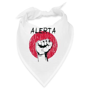 Alerta - Freiheit und Gleichberechtigung - Bandana - Weiß - Vorne