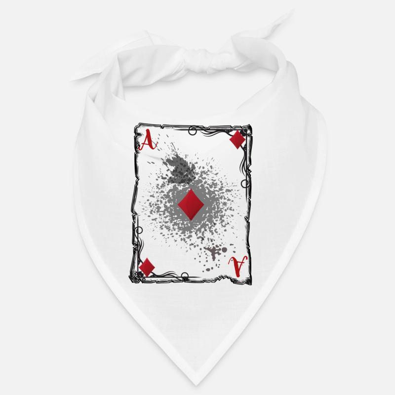 L'as de carreau. - Bandana - blanc