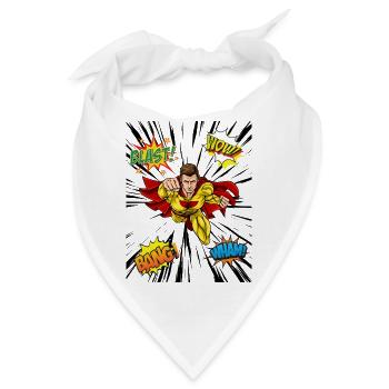 SuperHero - Bandana - Weiß - Vorne