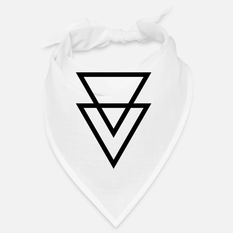 Dreiecke Symbole Vektor Bandana