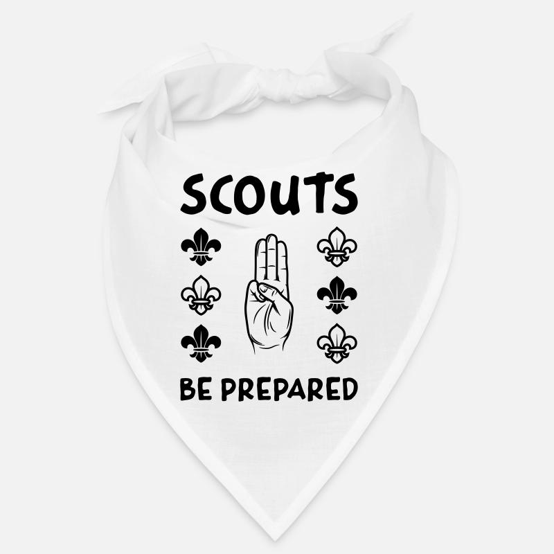 Scouts Always Ready! - Bandana - white