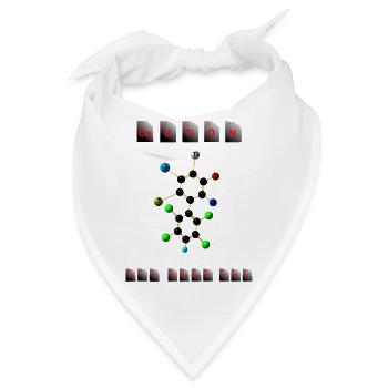 Caution - Bandana - Weiß - Vorne