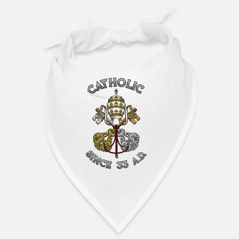 Catholic Since 33 AD - Bandana - Weiß