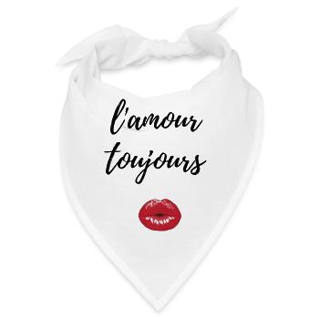l amour toujours - Bandana - Weiß - Vorne