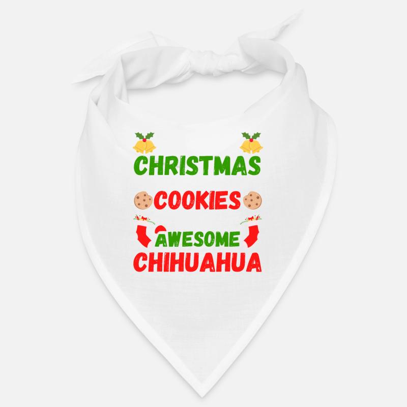 Biscuits Chihuahua de Noël Bandana