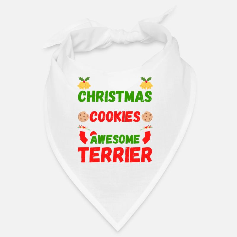 Biscuits de Noël Terrier Bandana