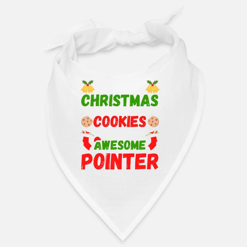 Weihnachten English Pointer Kekse Bandana