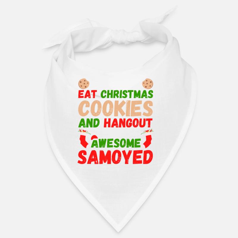 Biscuits Samoyèdes de Noël Bandana