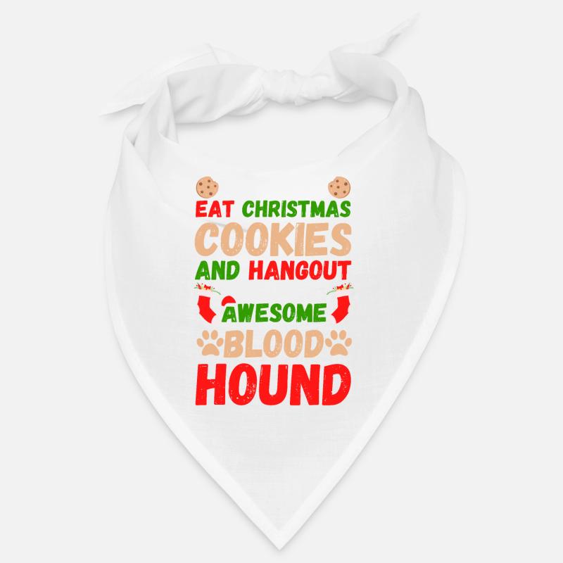 Biscuits Bloodhound de Noël Bandana