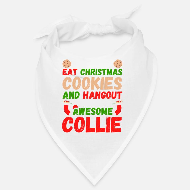 Weihnachten Collie Kekse Bandana