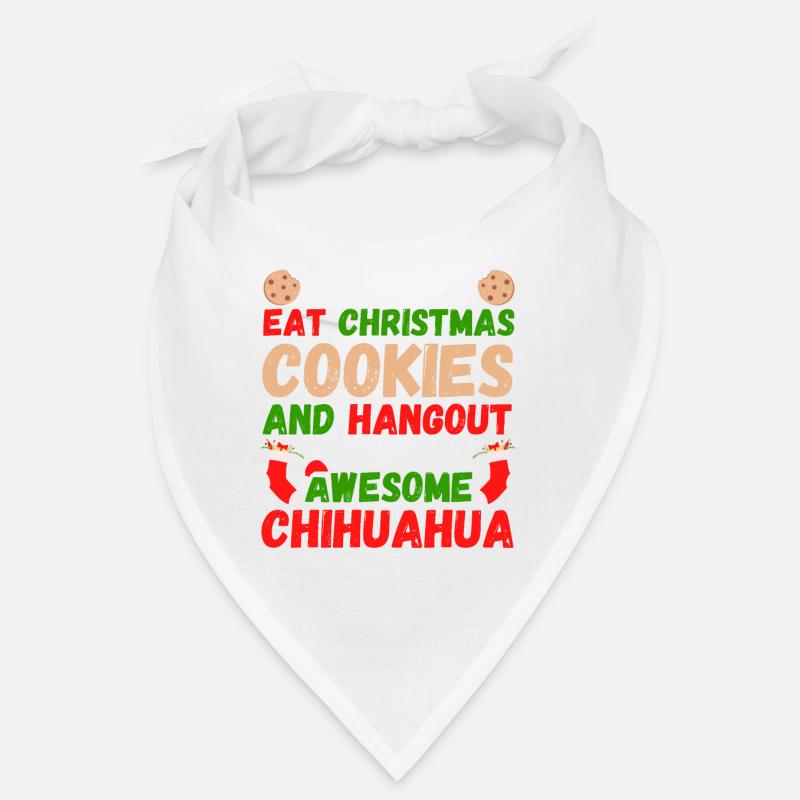 Biscuits Chihuahua de Noël Bandana
