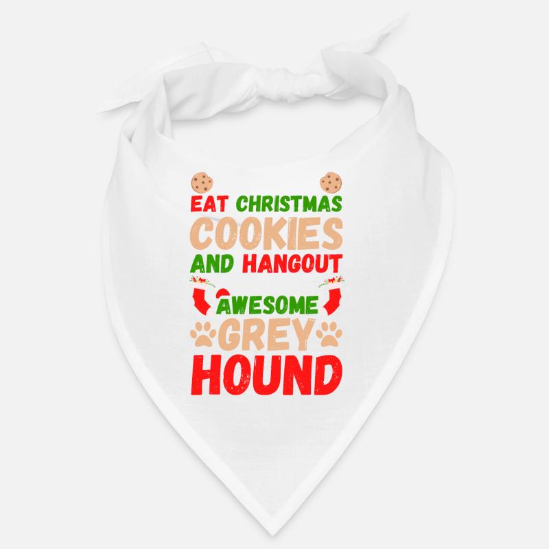 Biscuits lévriers de Noël Bandana