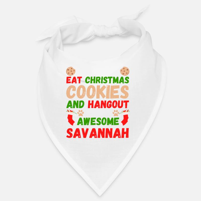 Biscuits de chat De Noël Savannah Bandana