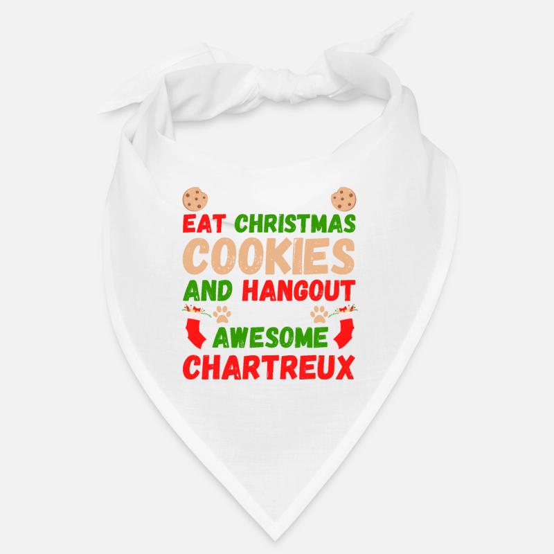 Biscuits de Noël Chartreux Cat Bandana