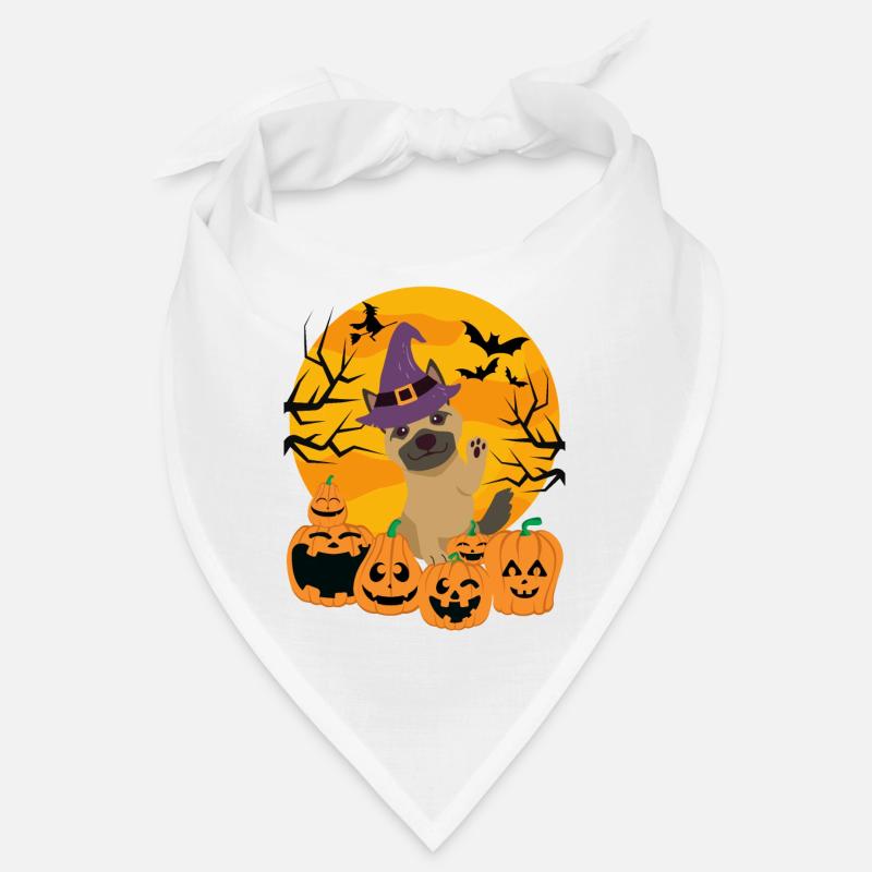 Cute German Shepherd Halloween Costume Dog Bandana