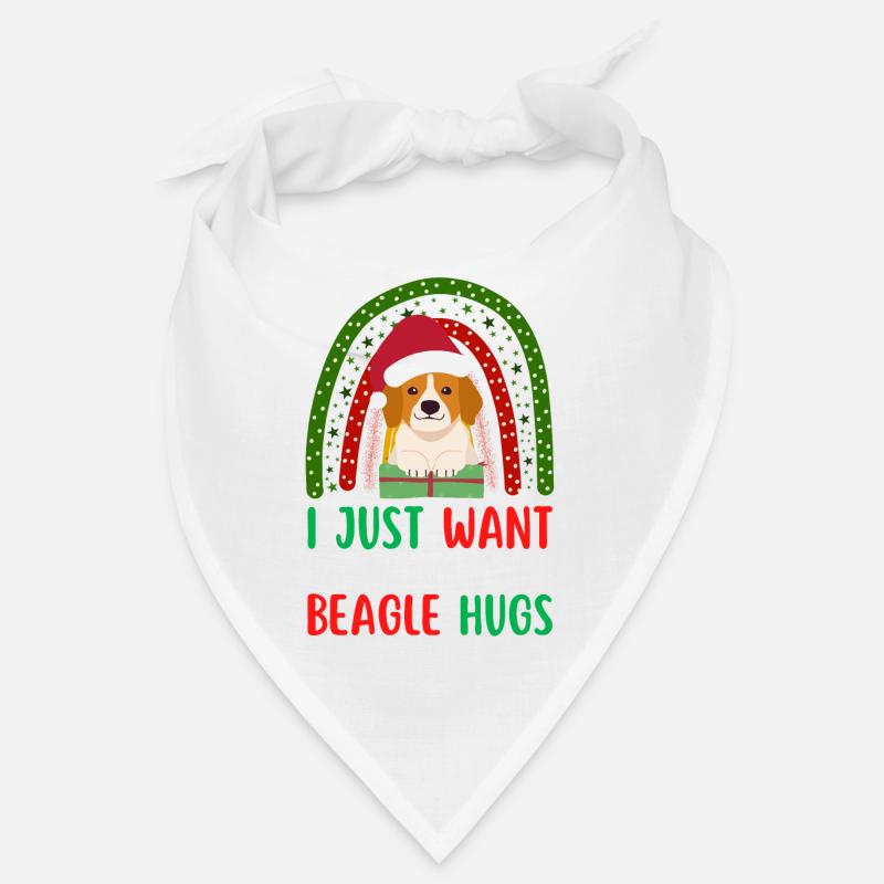 Christmas Cute Beagle Kawaii Bandana