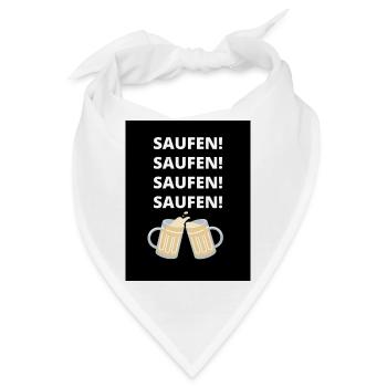 Party - Bandana - Weiß - Vorne