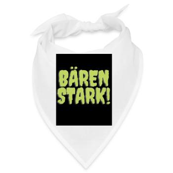 Bären stark - Bandana - Weiß - Vorne