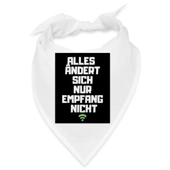 Slow W-LAN - Bandana - Weiß - Vorne