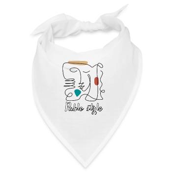 Pablo style - Bandana - Weiß - Vorne