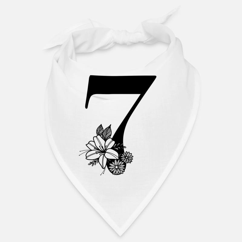 Zahl 7 Bandana