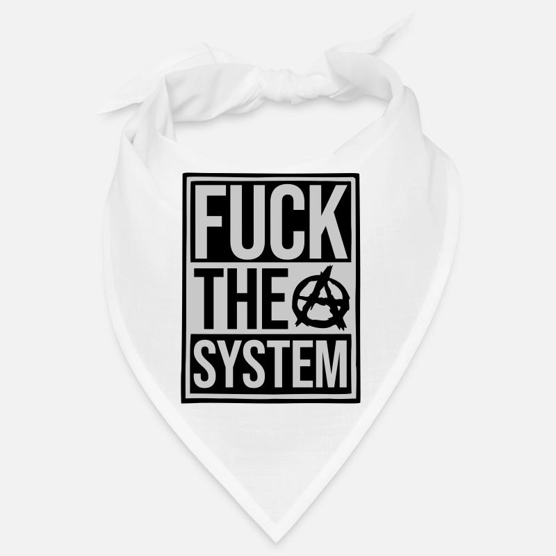 Shield fuck the system Bandana