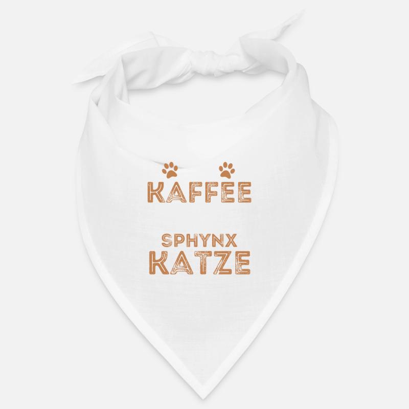 Sphynx Katze Kaffee Cafe Bandana