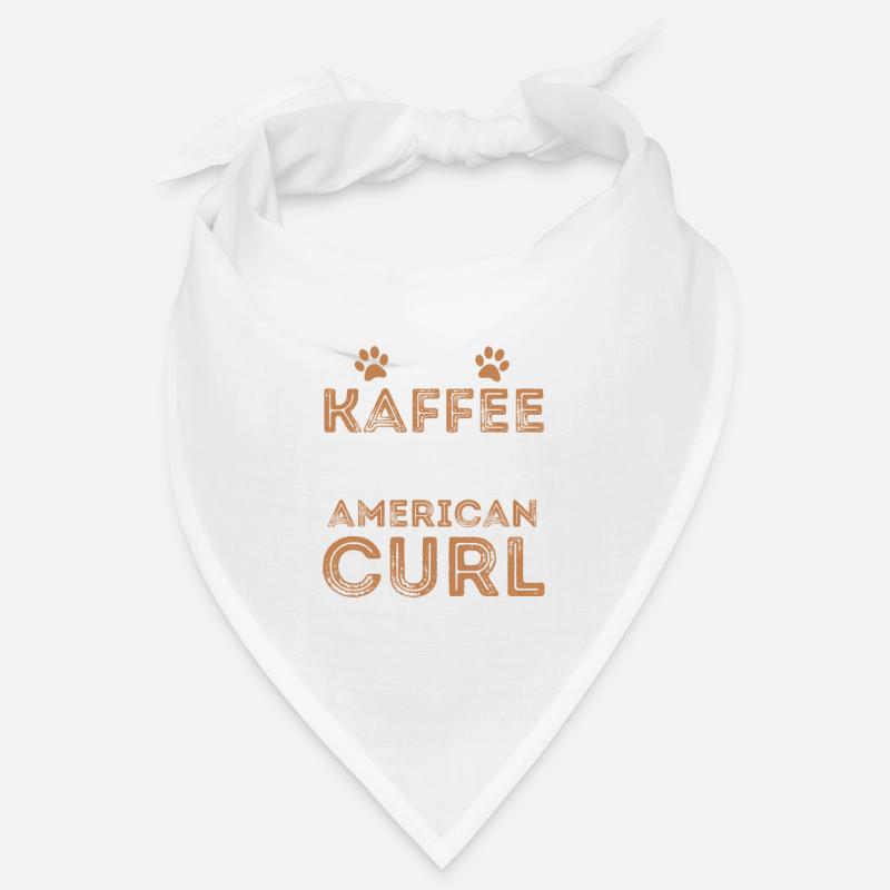 Café American Curl Cat Bandana