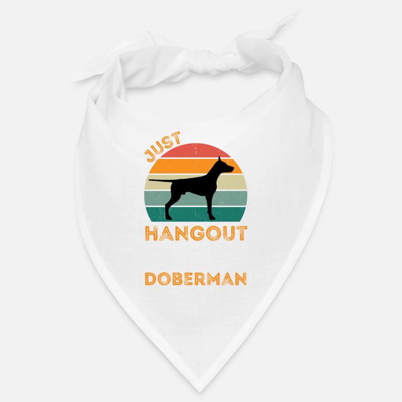 Dobermann Vintage Retro Bandana
