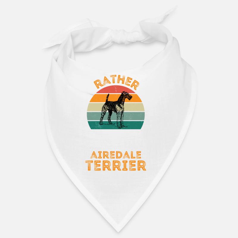 Airedale Terrier Rétro Vintage Bandana