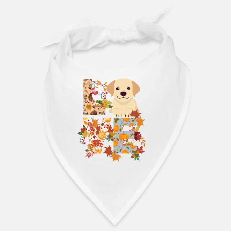 doux Labrador chien automne gratitude amour Bandana