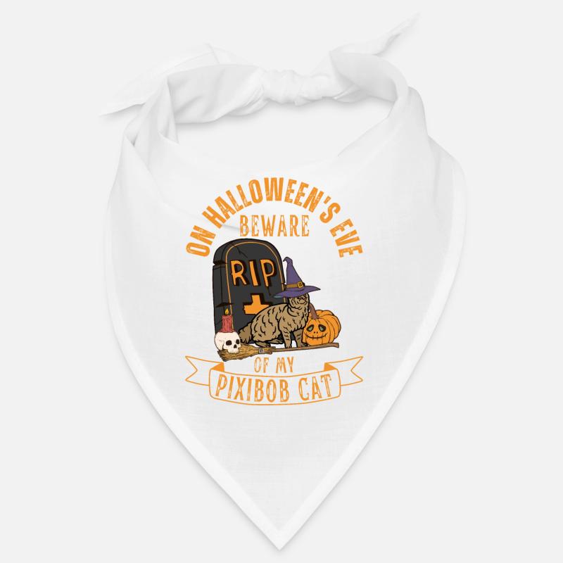 Mignon et effrayant Pixiebob Chat Halloween Bandana