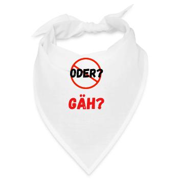 Lustiger thüringer Spruch Dialekt Thüringen - Bandana - Weiß - Vorne