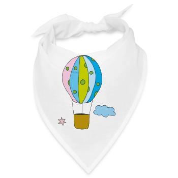 heissluftballon - Bandana - Weiß - Vorne