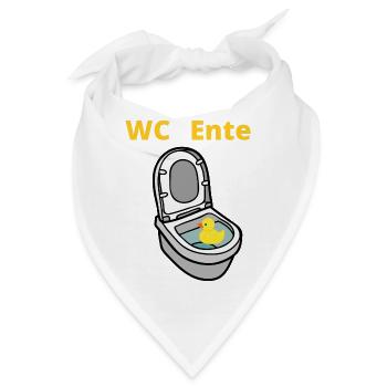WC Ente - Bandana - Weiß - Vorne