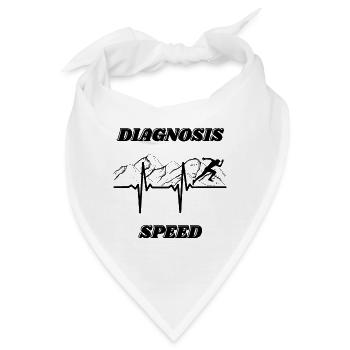 Diagnose Geschwindigkeit - Bandana - Weiß - Vorne