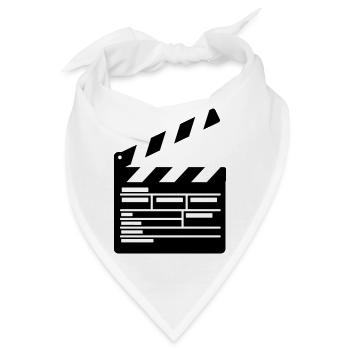 Filmklappe Regie führen Kino - Bandana - Weiß - Vorne
