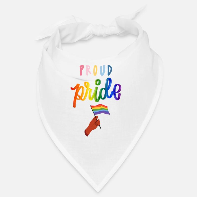 pride shirt - Bandana - Weiß