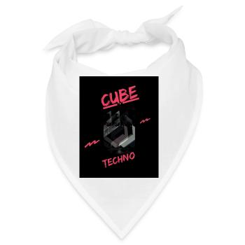 Cube ´´Pink´´ - Bandana - Weiß - Vorne