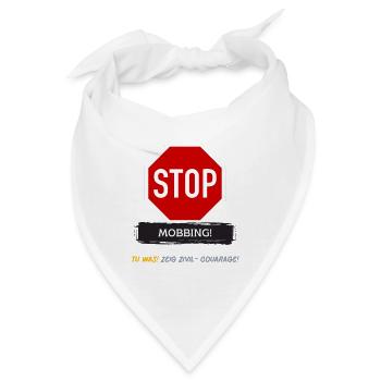 ! STOP MOBBING ! - Bandana - Weiß - Vorne