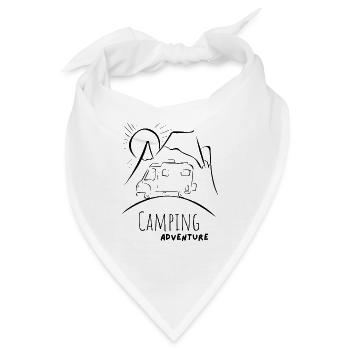 Camping Adventure - Bandana - Weiß - Vorne