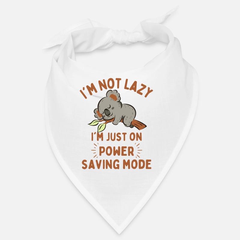 Koala lustiger Spruch Power saving mode Bandana