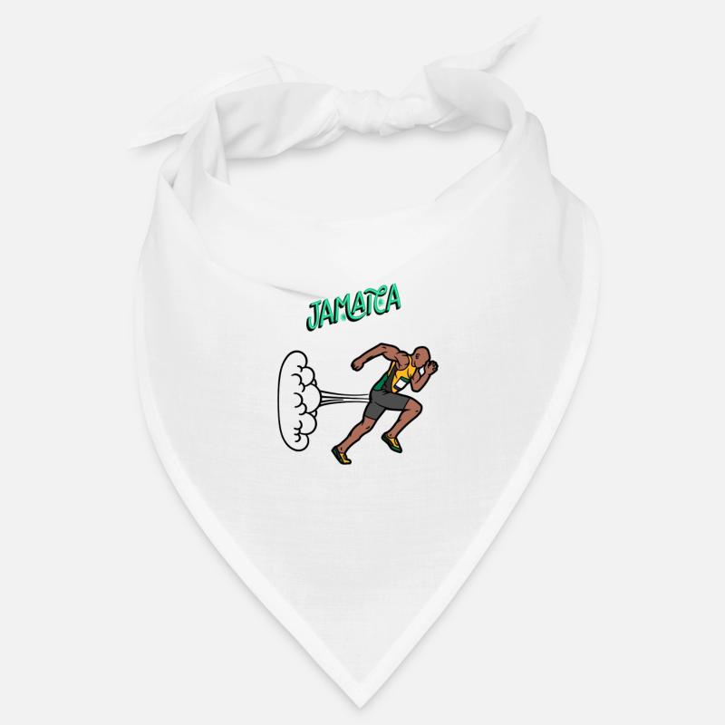 Sprinter / Usain Bolt / Jamaika - Geschenkidee Bandana