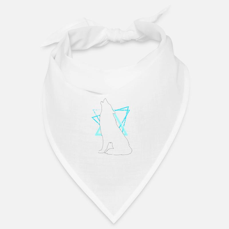 Étoiles Loup - Bandana - blanc