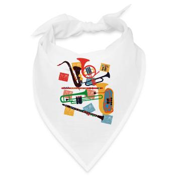 Bläser - Bandana - Weiß - Vorne