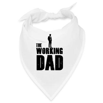 The working Dad - Bandana - Weiß - Vorne