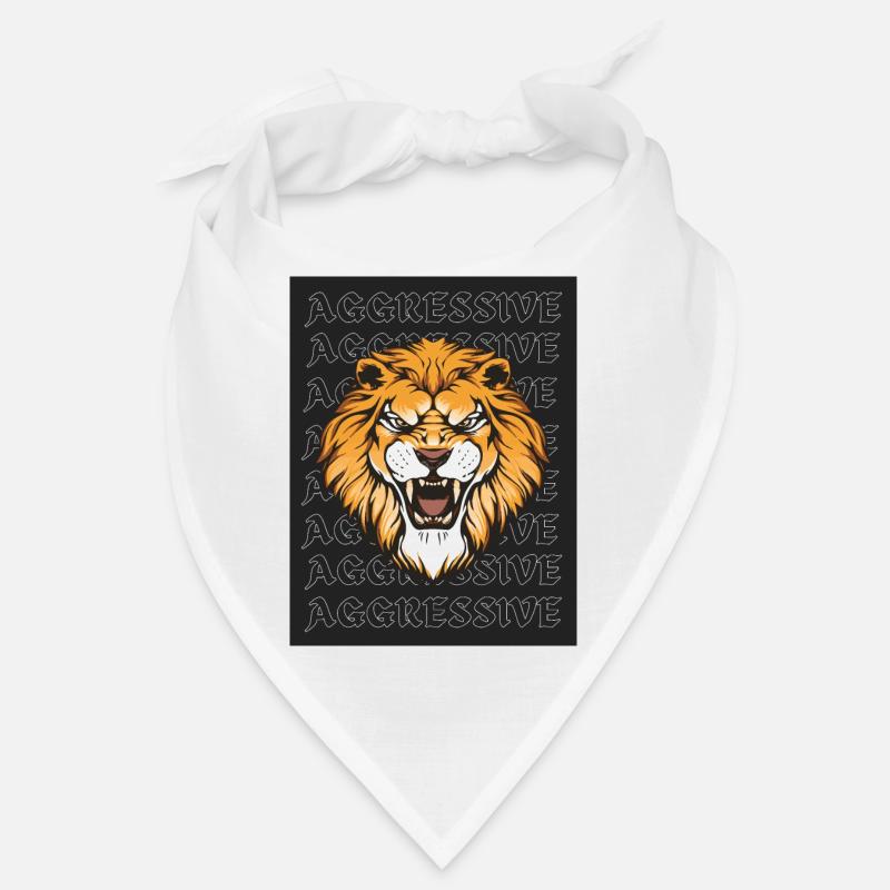 Aggressivt lejon Snusnäsduk