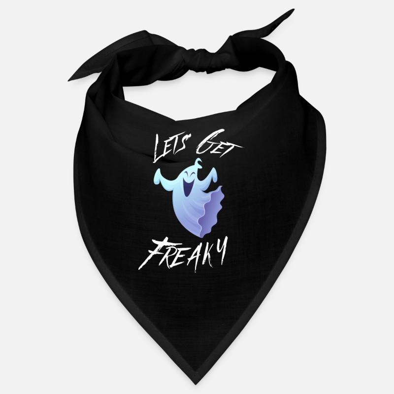 Lets Get Freaky Happy Halloween Dancing Ghost Bandana