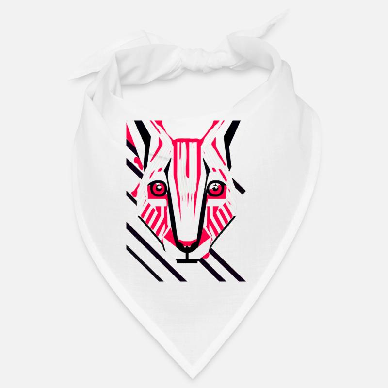 Portrait d’animal Chat Pop-Art Style Bandana