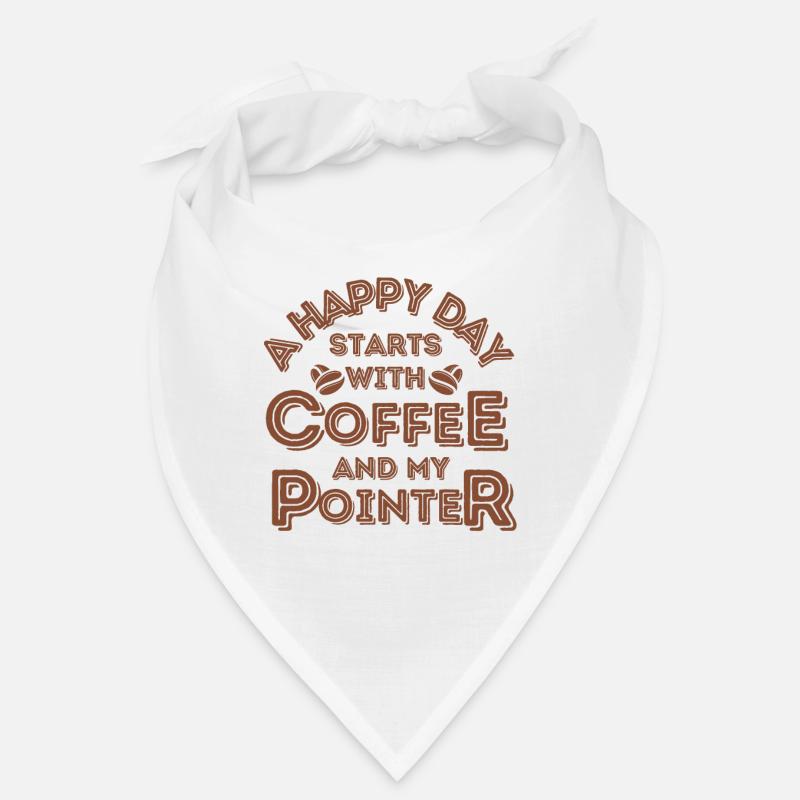 Pointer Coffee Dog Cafe Bandana